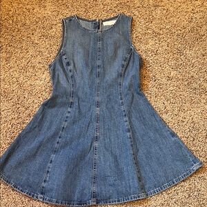 NWOT Zara Blue Denim Mini Dress